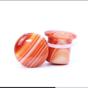 Carnelian Ear guages ✨